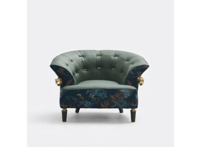 Textile sofa couch upholstery single-seater designer style furniture modern living room