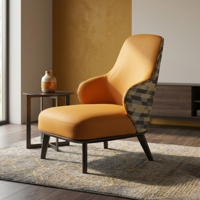 Modern armchair upholstered armchair wing sofa couch designer club chair reclining