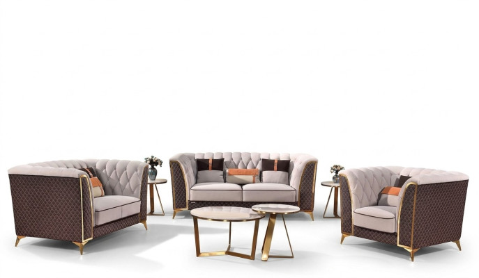 3-2-1 seater leather sofa set modern sofa designer sofa new