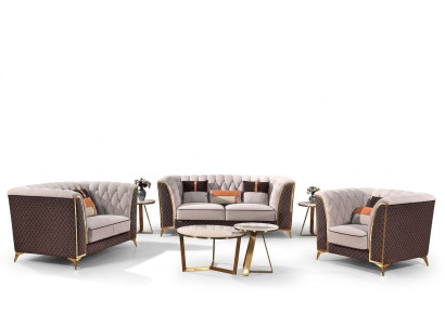 3-2-1 seater leather sofa set modern sofa designer sofa new
