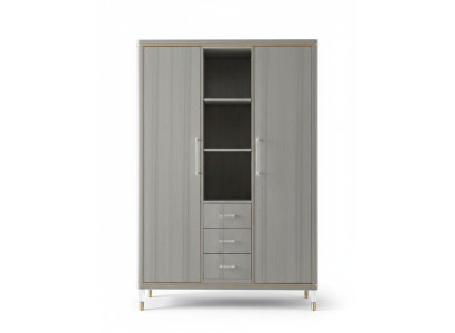 Italian bedroom furniture design wardrobe wood cabinet