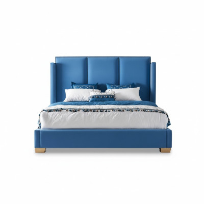 Hotel beds double bed design wood bed 180x200cm bedroom
