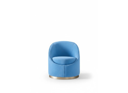 Blue Design Hotel Lounge Club Armchair Upholstered Chairs Living Room