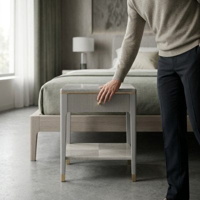 Italian style furniture furnishing side table nightstand console tables
