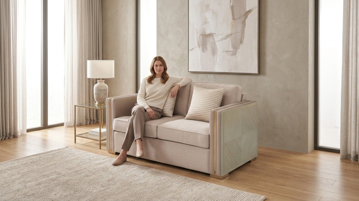 Sofa couch upholstery design couches seat two-seater American style furniture