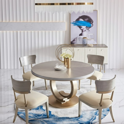 Design Chair Set 4x Luxury Chairs Seat Cushion Group Armchair Set Suite