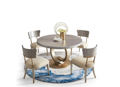 Design Chair Set 4x Luxury Chairs Seat Cushion Group Armchair Set Suite