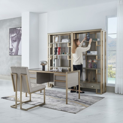Office set furniture country-style desk chair armchair secretary table