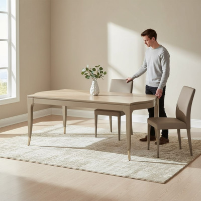 Luxury Design Table Dining Room Italian Style Furniture Tables Wooden Table