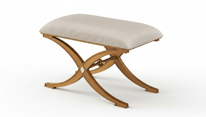 Design stool bench luxury furniture pouf footstool upholstered stool seating stool