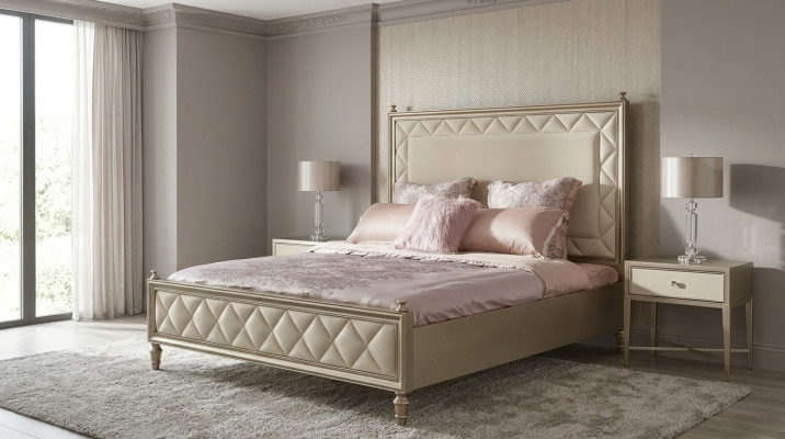 Bedroom Classic Bed Hotel Beds Double Bed Design Wood Luxury