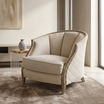 Classic designer armchair lounge club furniture single-seat Italian