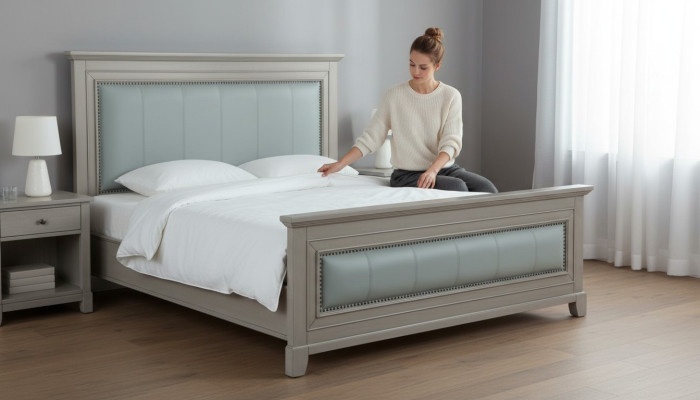 Bed Design Luxury Double Hotel Beds Marital Bedroom 180x200cm