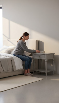 Glass table nightstand night console design side table bedroom