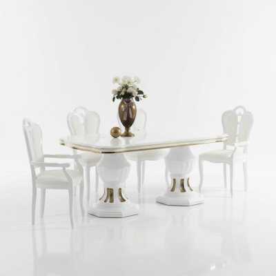 Classic designer dining table living room Italian table style furniture