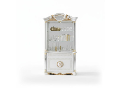 Italian Luxury Furniture Display Cabinet Sideboard Glass Design Cabinet