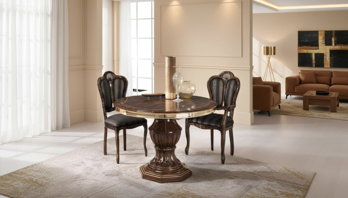 Dining table, dinner, conference table, round table, kitchen table, Italian furniture