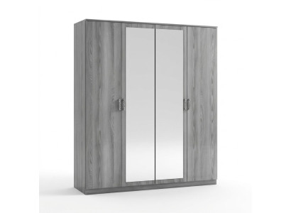 Wardrobe Closets Closet Wall Unit 4 Doors Wood Furniture Bedroom New