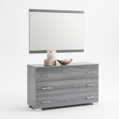 Chest of drawers wardrobe with mirror design furniture luxury furniture cloakroom 2-piece set new