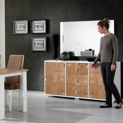 Buffet Design Dresser 100*50 Luxury Wood Dressers Wardrobe Living Room Cabinets