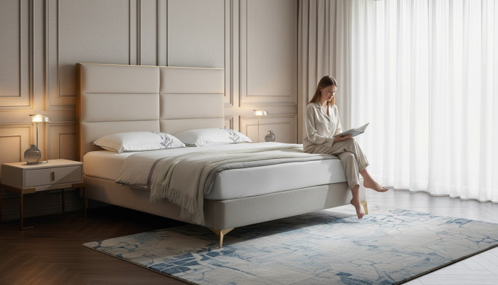 Bedside tables, tables, consoles, sleeping, designer, console, room, dresser.