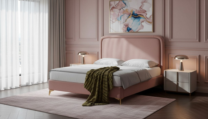 Double bed Bed Marriage bed Design Luxury Luxury Upholstered bed Design bed 180x200cm New