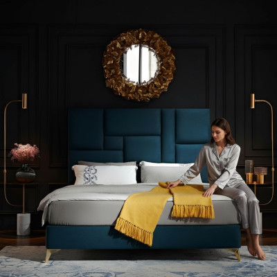 Design bed 180x200cm double bed bed marriage bed design luxury luxury upholstered bed new