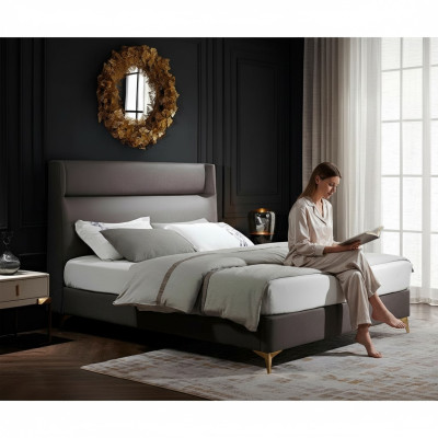 Marital bed design luxury designer bed luxury double bed bedroom bed furniture hotel