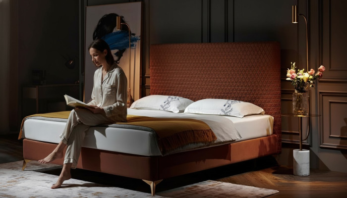 Luxury bed upholstered bed leather bedroom beds 180x200cm double bed hotel marriage