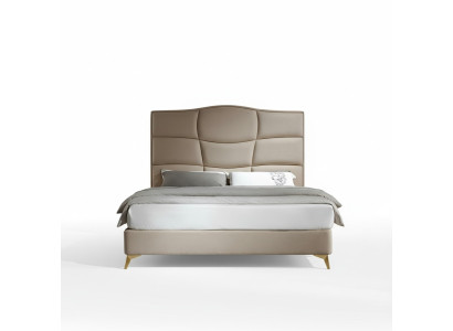 Bedroom double bed 180x200cm luxury bed modern textile new