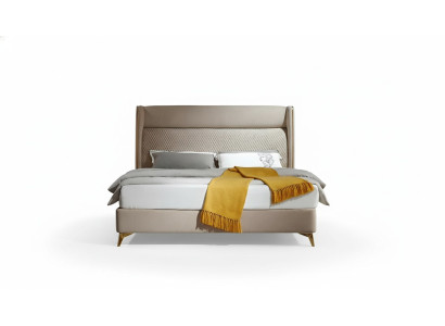 Double bed bedroom hotel marriage luxury bed 2x nightstand 3-piece set beds new