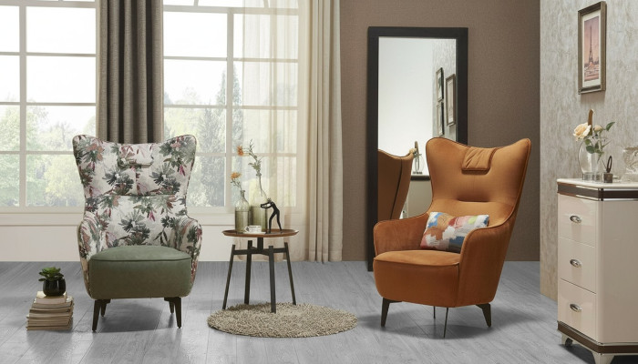 Luxury design furniture chairs modern design decoration armchair textile living room
