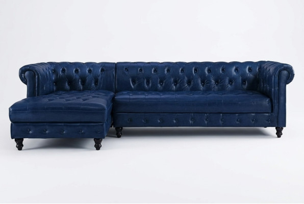 Chesterfield corner sofa couch upholstery corner suite classical furniture