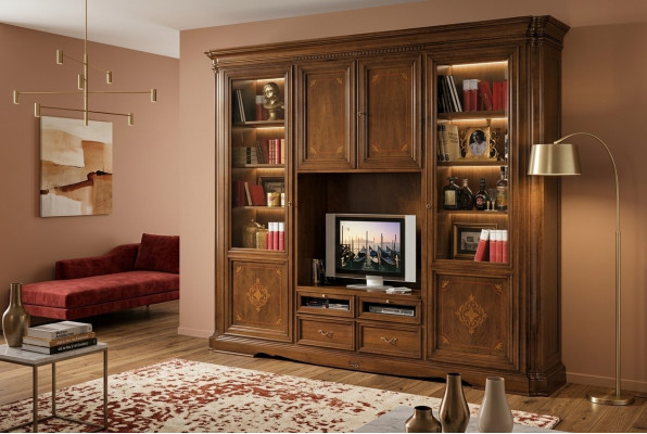 TV cabinet wall cabinets shelf wood living room furniture new living room wall shelf