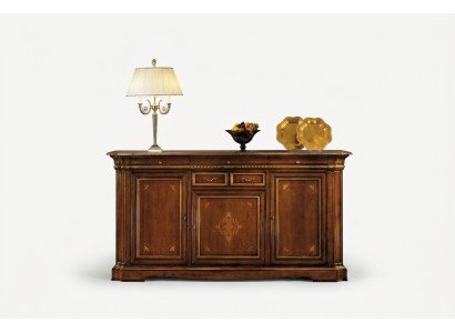 Baroque Style Sideboard Solid Wood Luxury Italian Wood Furniture Dresser