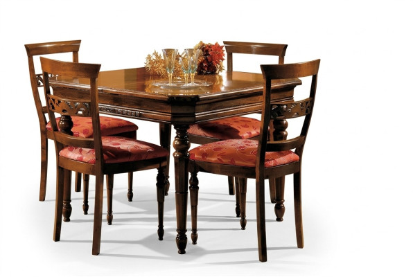 Dining chair room set seating ensemble 4x chairs modern upholstered back design new wood