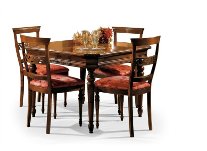 Dining chair room set seating ensemble 4x chairs modern upholstered back design new wood
