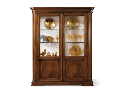 Showcase 2-Door Cabinet Display Case Living Room Cabinets Design Cabinet Furniture Glass New