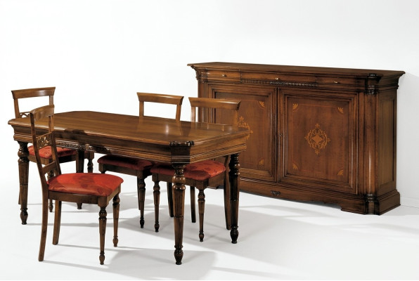 Designer luxury wood cabinet Italian furniture real wood sideboard