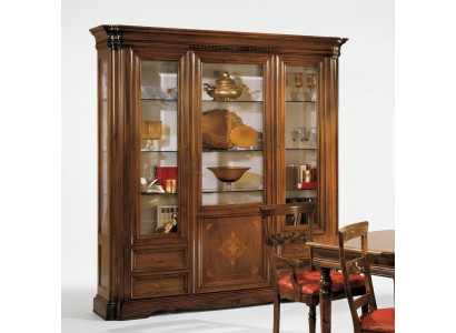 Showcase 3-door cabinet display living room cabinets design cabinet furniture glass new