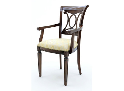 Solid Wood Design Armchair Dining Chair Lounge Chair Living Room Office