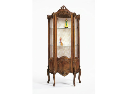 Display cabinet living room furniture sideboard solid wood glass cabinet real wood