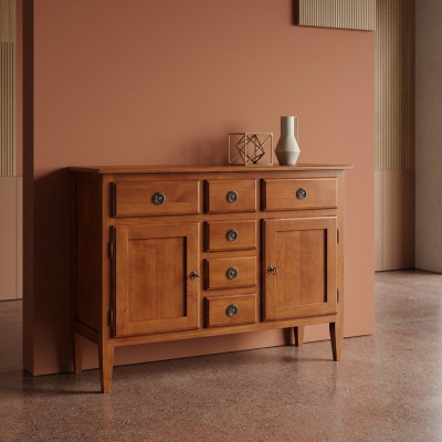 Dresser Cabinet Sideboard Brown Sideboards Cupboard Dressers Furniture Solid Wood