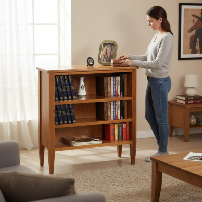 Bookshelf Display Cabinet Collector's Cabinet Shelf Solid Wood Furniture Shelves Cabinets New
