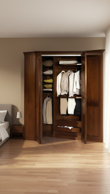 Corner cabinet oak wardrobe corner wardrobe wardrobes bedroom furniture