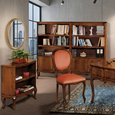 Bookshelf Cabinet Real Wood Furniture Display Case Office Furnishings New Furniture
