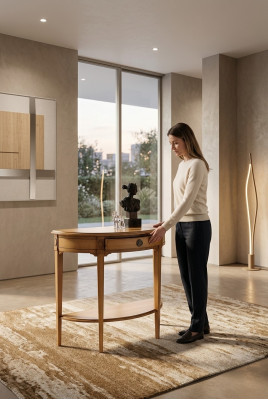 Console table, console tables, furniture, wooden console, telephone side table, Italian.