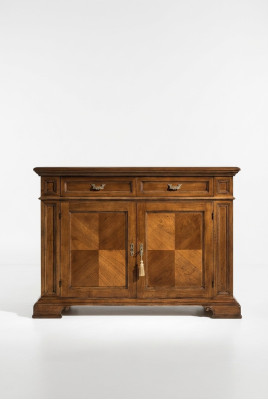 Dresser with mirror console furniture chests design luxury sideboard 2-piece.