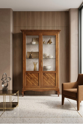 Living room sideboard glass cabinet display case dining room sideboard wooden cabinets furniture