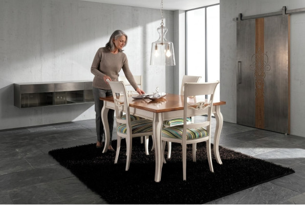 Table Furniture Dining Table Natural Wood Retro Style Dining Room Living Room Dining Tables Tables